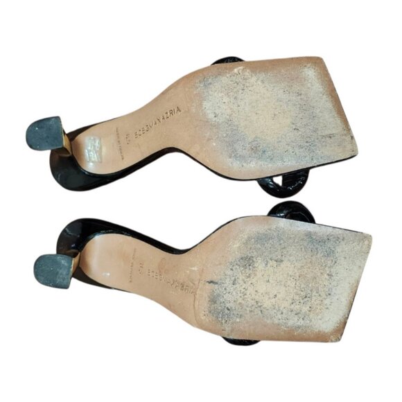 BCBGMAXAZRIA Women's Favari Mid Heel Dress Sandal Women's Shoes In Black 8.5 - Picture 11 of 13